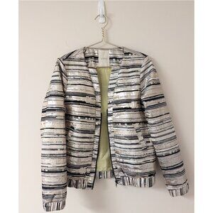 Numph Metallic Striped Jacket